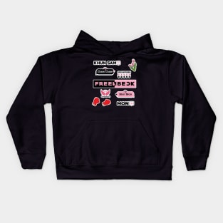 gap the series - stickers stamp Kids Hoodie